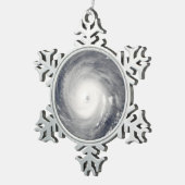 Ornement Flocon De Neige Oeil de l'ouragan (Vue impression)
