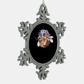 Ornement Flocon De Neige Oh Deer Clean Minimal Style  (Gauche)