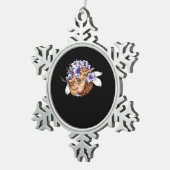 Ornement Flocon De Neige Oh Deer Clean Minimal Style  (Vue impression)