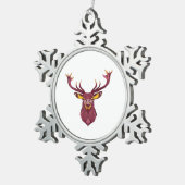 Ornement Flocon De Neige Oh Deer Fresh Modern Design (Vue impression)