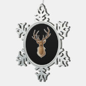 Ornement Flocon De Neige Oh Deer Minimal Design  (Vue impression)