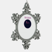 Ornement Flocon De Neige Oh Deer Modern Aesthetic  (Gauche)