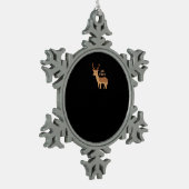 Ornement Flocon De Neige Oh Deer Oh Dear Retro Classic Style  (Gauche)