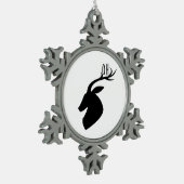 Ornement Flocon De Neige Oh Deer Pun Creative Style (Gauche)