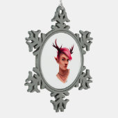 Ornement Flocon De Neige Oh Deer Simple Creative Style  (Gauche)