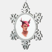 Ornement Flocon De Neige Oh Deer Simple Creative Style  (Vue impression)