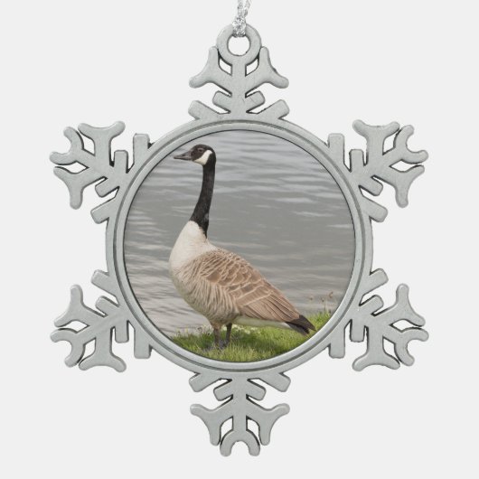 Ornement Flocon De Neige Oie du Canada (Devant)