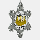 Ornement Flocon De Neige Oiseaux affamés (Gauche)