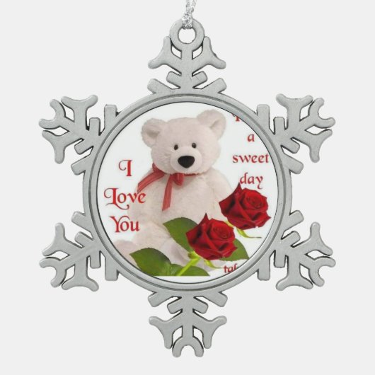 Ornement Flocon De Neige omaments (Devant)