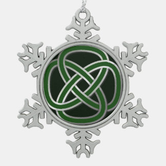 Ornement Flocon De Neige Ornament celtique de flacons de neige