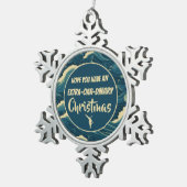 Ornement Flocon De Neige Ornament de Noël (Vue impression)