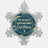 Ornement Flocon De Neige Ornament de Noël (Devant)