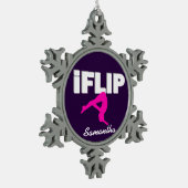 Ornement Flocon De Neige Ornement croulant de gymnaste de secousse (Gauche)