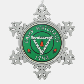 Ornement Flocon De Neige Ornement de camp Watchaug