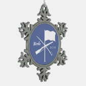 Ornement Flocon De Neige Ornement de garde du drapeau (Gauche)