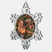 Ornement Flocon De Neige Ornement de la princesse Elf (Vue impression)