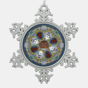Ornement Flocon De Neige Ornement de luxe de Hiver Nouveau