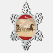 Ornement Flocon De Neige Ornement de Noël (Vue impression)