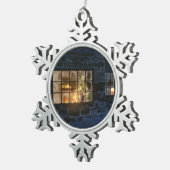 Ornement Flocon De Neige Ornement de Noël de Cwm (Vue impression)