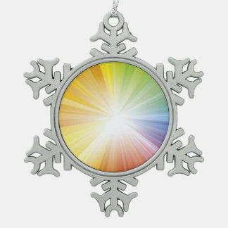 Ornement Flocon De Neige Ornement de Noël / Lumière de Jésus