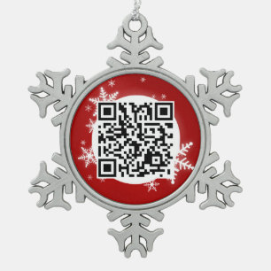 Ornement Flocon De Neige Ornement drôle de geek de Joyeux Noël de code de