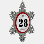 Ornement Flocon De Neige Ornement fait sur commande de volleyball de (Gauche)