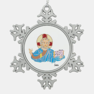 Ornement Flocon De Neige OrnementFloconDeNeige : seigneur Jésus-Christ