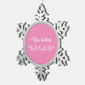 Ornement Flocon De Neige Oui Aujourd'hui Satan (Vue impression)