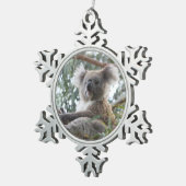 Ornement Flocon De Neige Ours de koala (Vue impression)