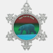 Ornement Flocon De Neige Ours polaire (Devant)