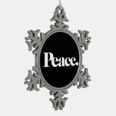 ORNEMENT FLOCON DE NEIGE PAIX (Gauche)