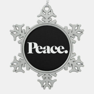 ORNEMENT FLOCON DE NEIGE PAIX