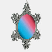 Ornement Flocon De Neige Paix ~ Soleil (Gauche)