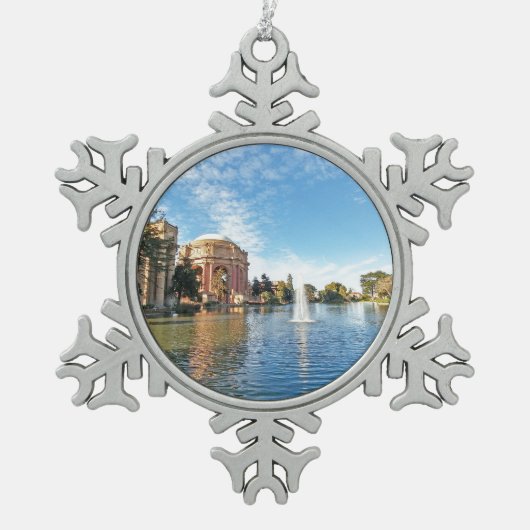 Ornement Flocon De Neige Palais de San Fransisco des beaux-arts (Devant)