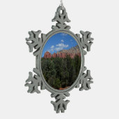 Ornement Flocon De Neige Panorama de Red Rocks à Sedona Arizona (Gauche)