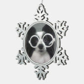 ORNEMENT FLOCON DE NEIGE PAPILLON (Vue impression)