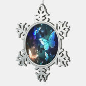 Ornement Flocon De Neige Papillon de nuit (Vue impression)