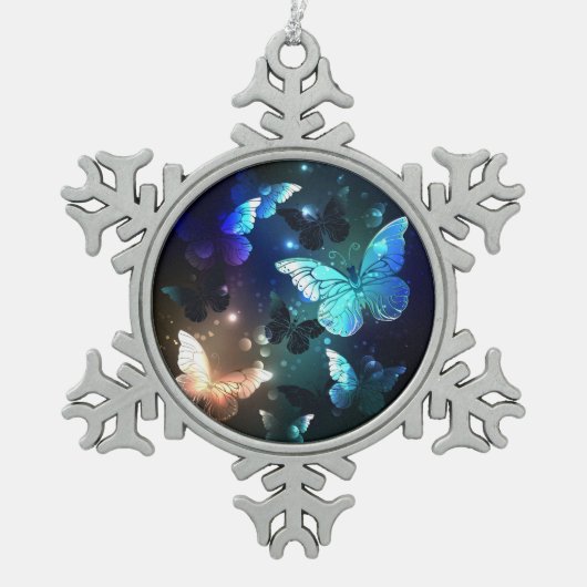 Ornement Flocon De Neige Papillon de nuit (Devant)