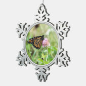 Ornement Flocon De Neige Papillon monarque (Vue impression)