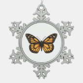 Ornement Flocon De Neige Papillon monarque (Devant)