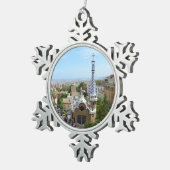 Ornement Flocon De Neige Parc Guell à Barcelone (Vue impression)