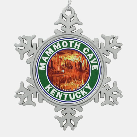 Ornement Flocon De Neige Parc national de Mammoth Cave Kentucky (Devant)