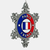 Ornement Flocon De Neige Paris France (Gauche)