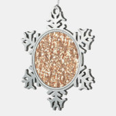 Ornement Flocon De Neige Parties scintillant sans couture paillettes brilla (Vue impression)