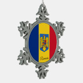 Ornement Flocon De Neige Pavillon roumain (Gauche)