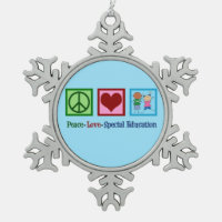 Peace Love Enseignant de l'éducation spéciale