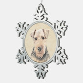 Ornement Flocon De Neige Peinture galloise de Terrier - Cute Original Dog A (Vue impression)