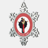 Ornement Flocon De Neige Perdu à Paris (Vue impression)