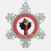 Ornement Flocon De Neige Perdu à Paris (Devant)