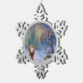 ORNEMENT FLOCON DE NEIGE PÈRE NOËL DES GNOMES (Vue impression)